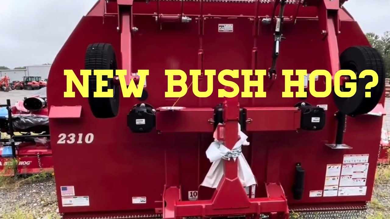 So did I finally buy a new bush hog?