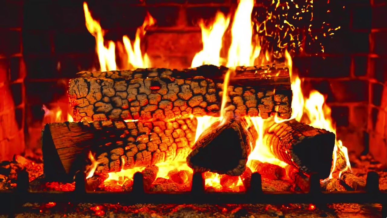 This Cozy Fireplace Will Melt Your Stress Away 🔥 Relaxing Fire Sounds