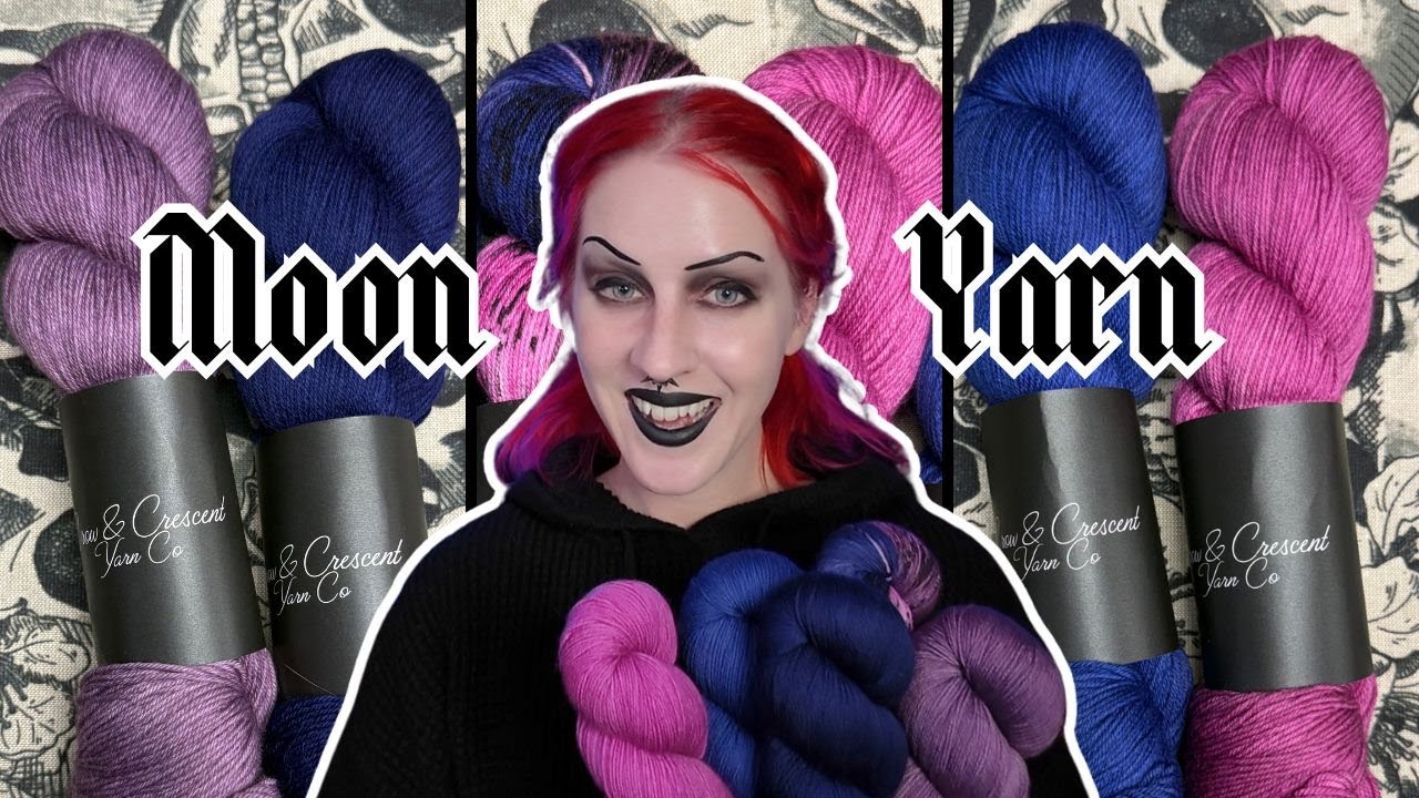 October Moon Yarn Unboxing ~ Crow and Crescent Yarn Co