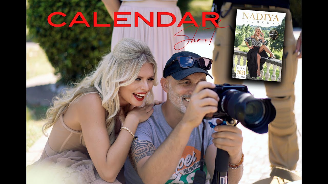The BBC Strictly's Nadiya Bychkova OFFICIAL CALENDAR Photoshoot BTS in Italy with Ales Bravnicar