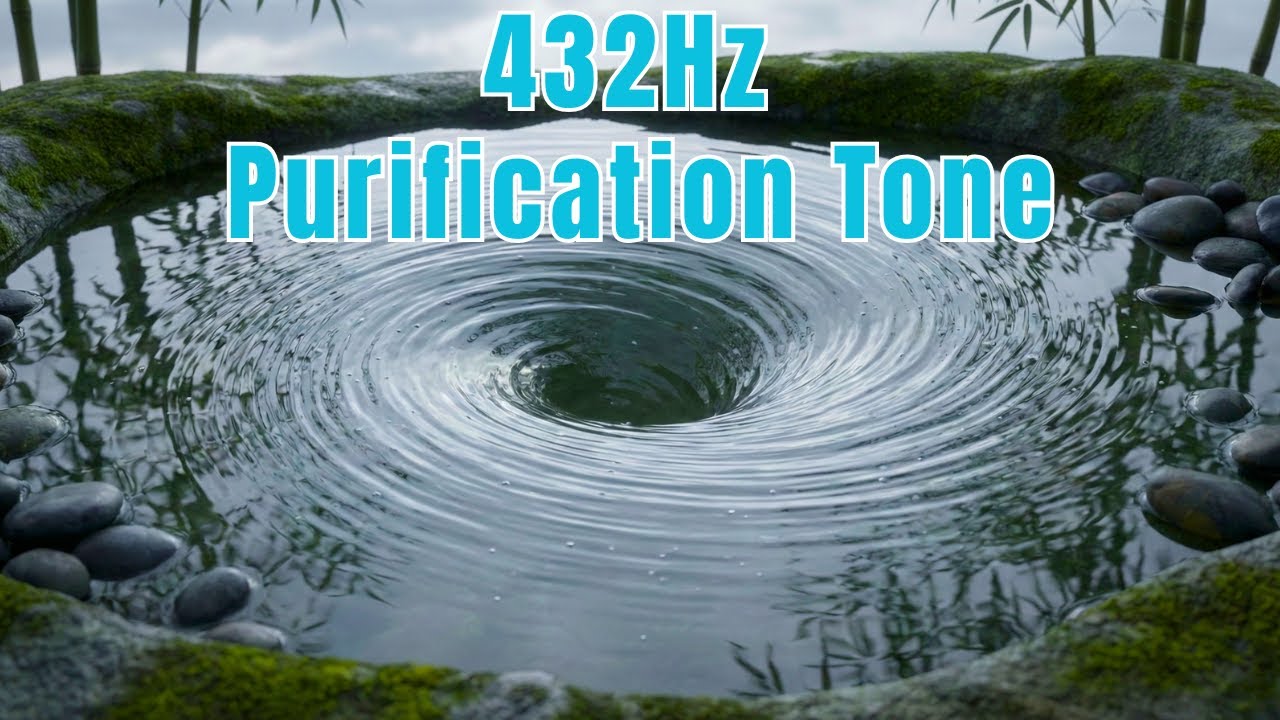 Clear All Negative Energy | Healing Water Sounds for Spiritual Detox (432Hz)