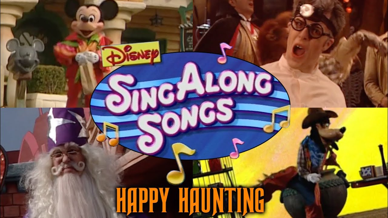 Disney Sing Along Songs Happy Haunting Party At Disneyland In HD