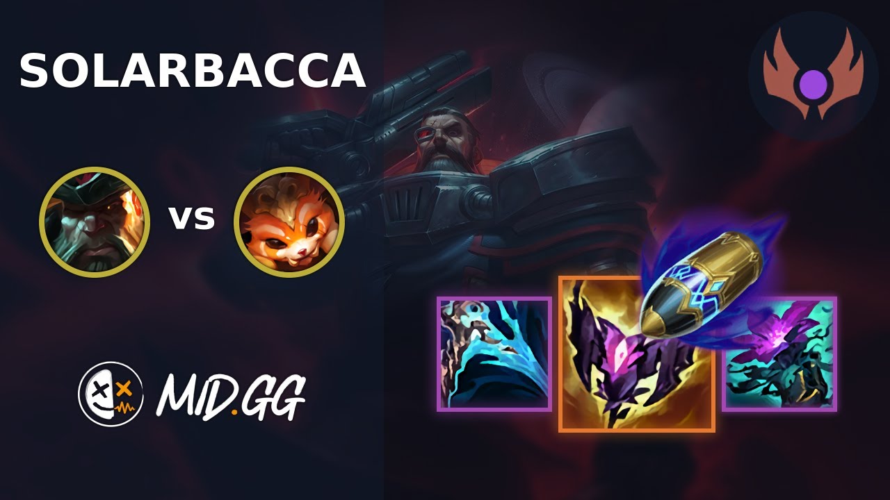 MID.GG: [ solarbacca ] Gangplank TOP vs Gnar | NA MASTER | LOL Season 2026