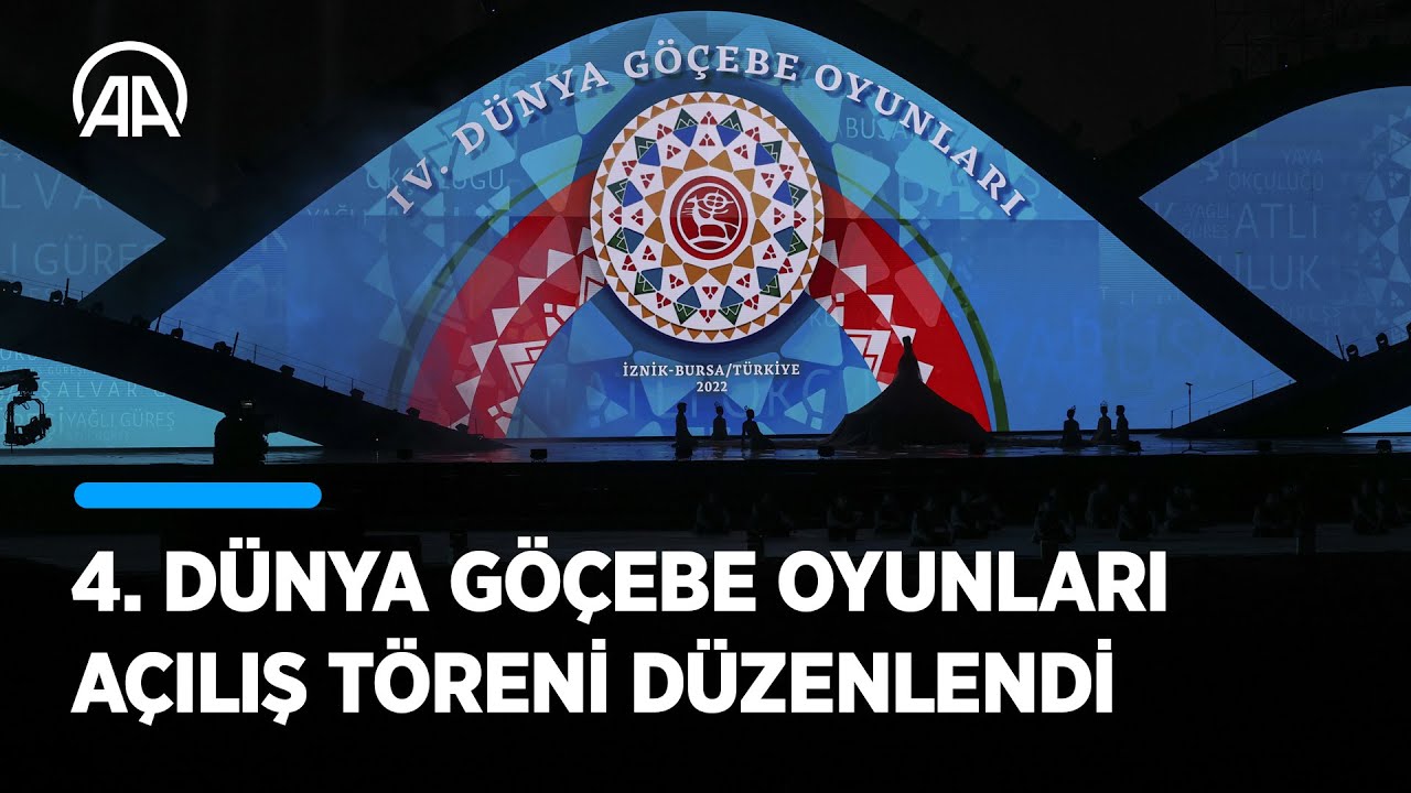 4. Dünya Göçebe Oyunları'nın açılış töreni İznik’te yapıldı