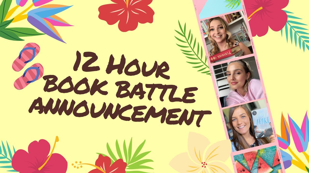 12 HOUR BOOK BATTLES || ANNOUNCEMENT AND TBR