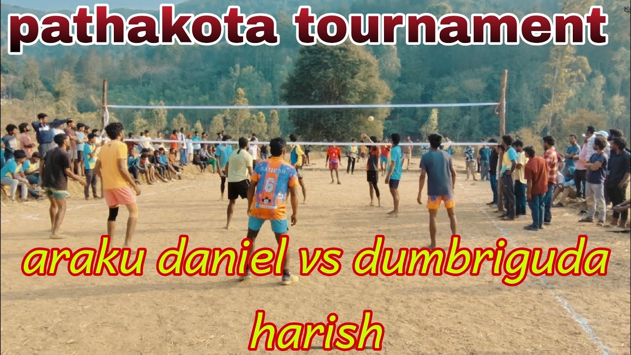 Pathakota tournament araku daniel team vs dumbriguda harish team very interesting tournament 