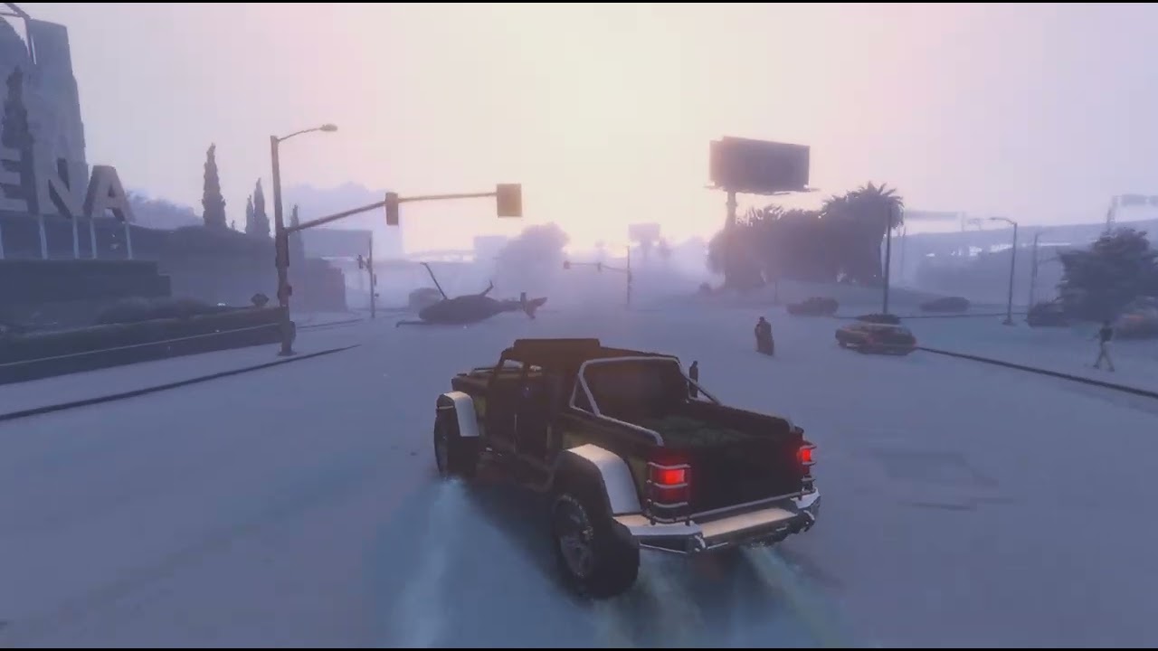 Bringing The Trucks Out GTA SNOW!!!!