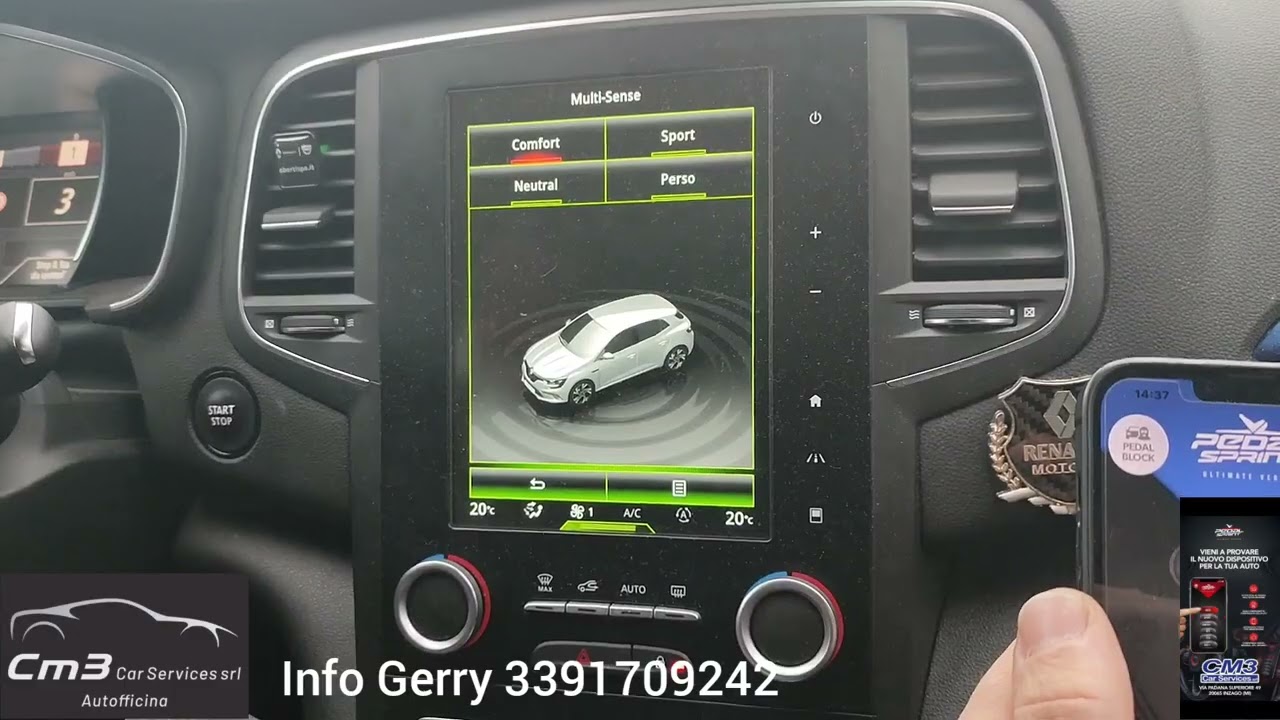 Pedal Sprint - Renault Megane GT 165cv dci automatica 