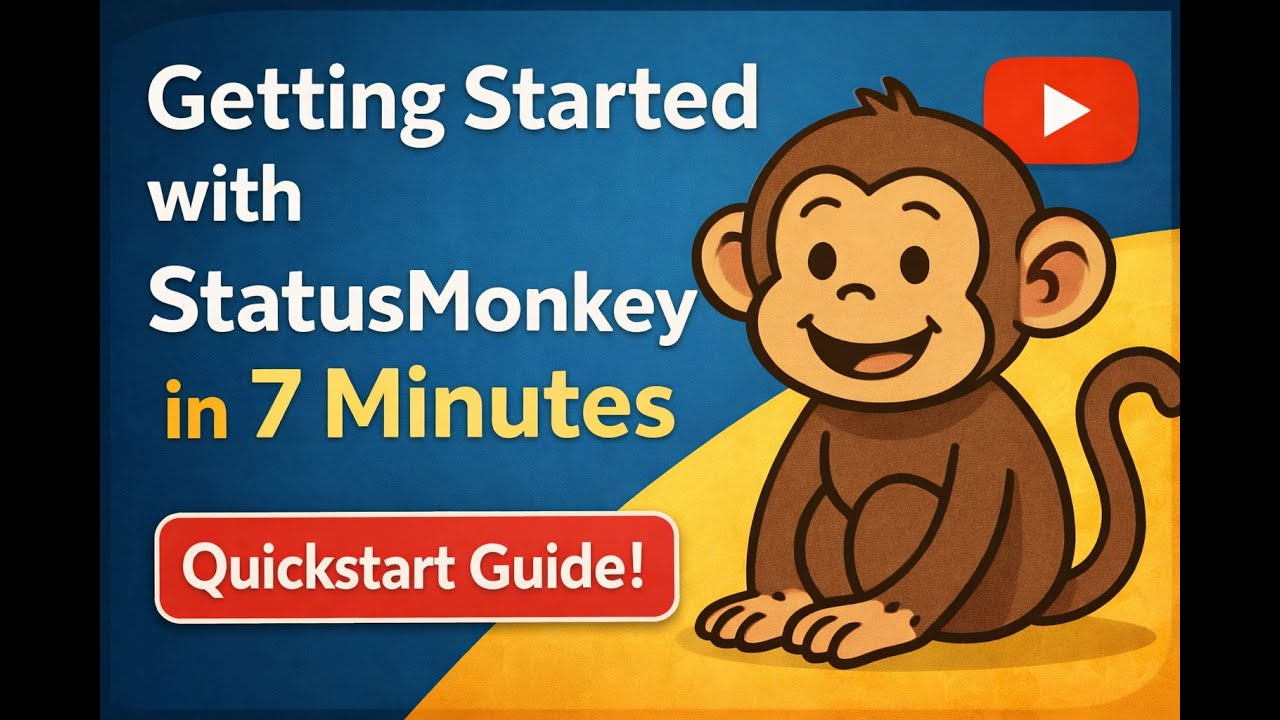 Getting Start with StatusMonkey In 7 Minutes