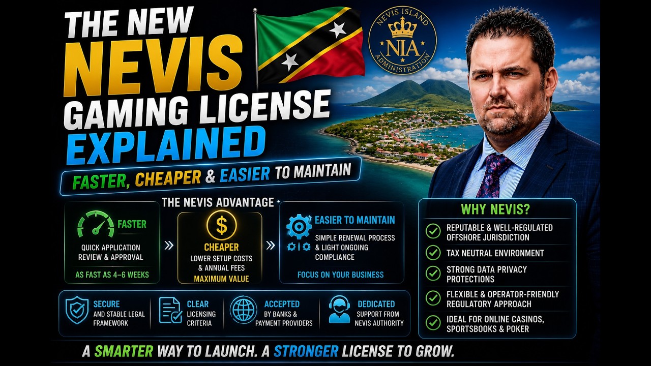 The New Nevis Gaming License Explained: Faster, Cheaper & Easier to Maintain | Adam Tracy