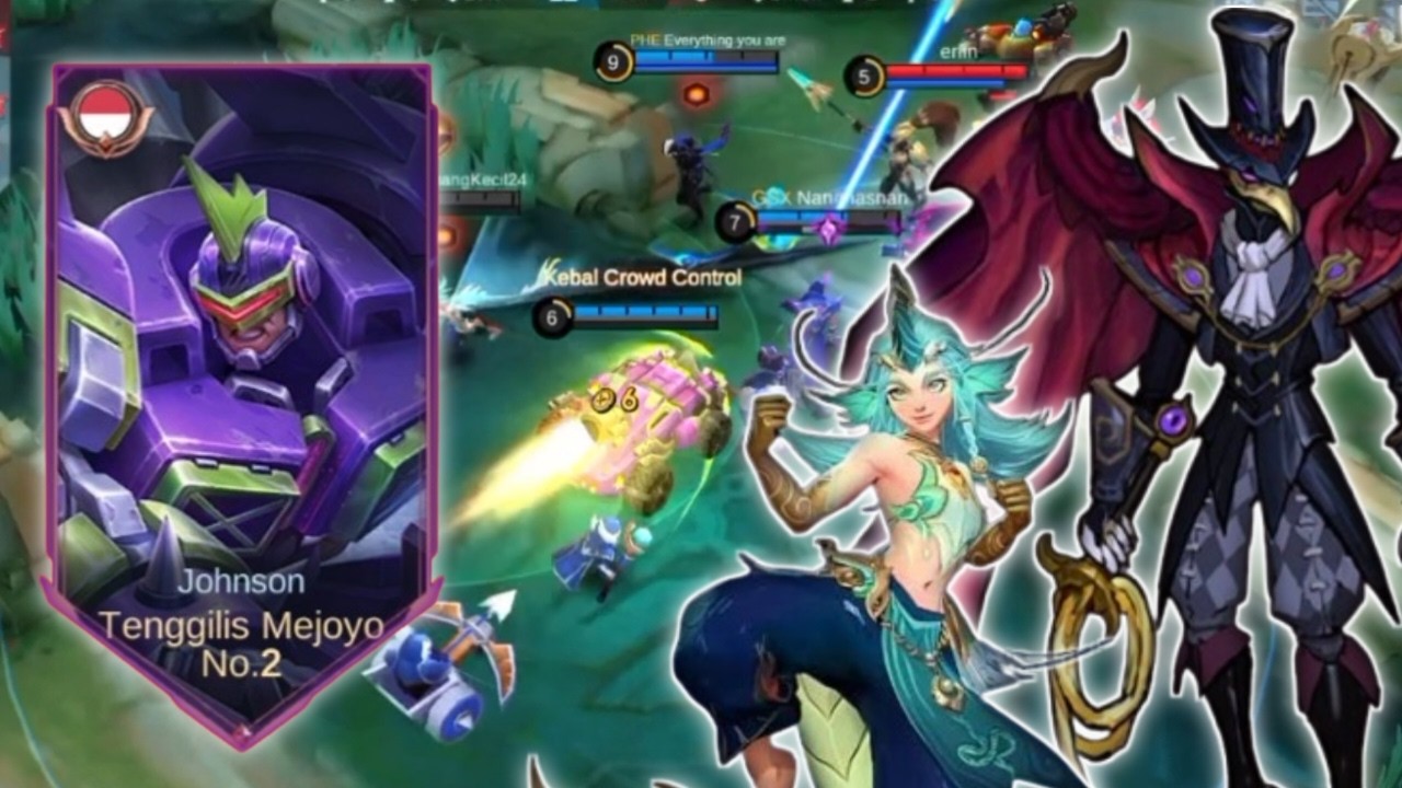 💥Johnson Mid, Combo Kalea+Kaja Buat Onar Ngrusuhi Buff Musuh~Mobile Legends!!