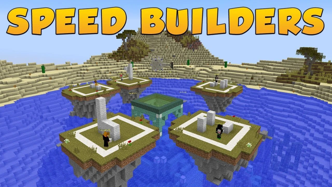 MİNECRAFT SPEED BUİLDERS | BU ADAMLAR HAYATSIZ !!