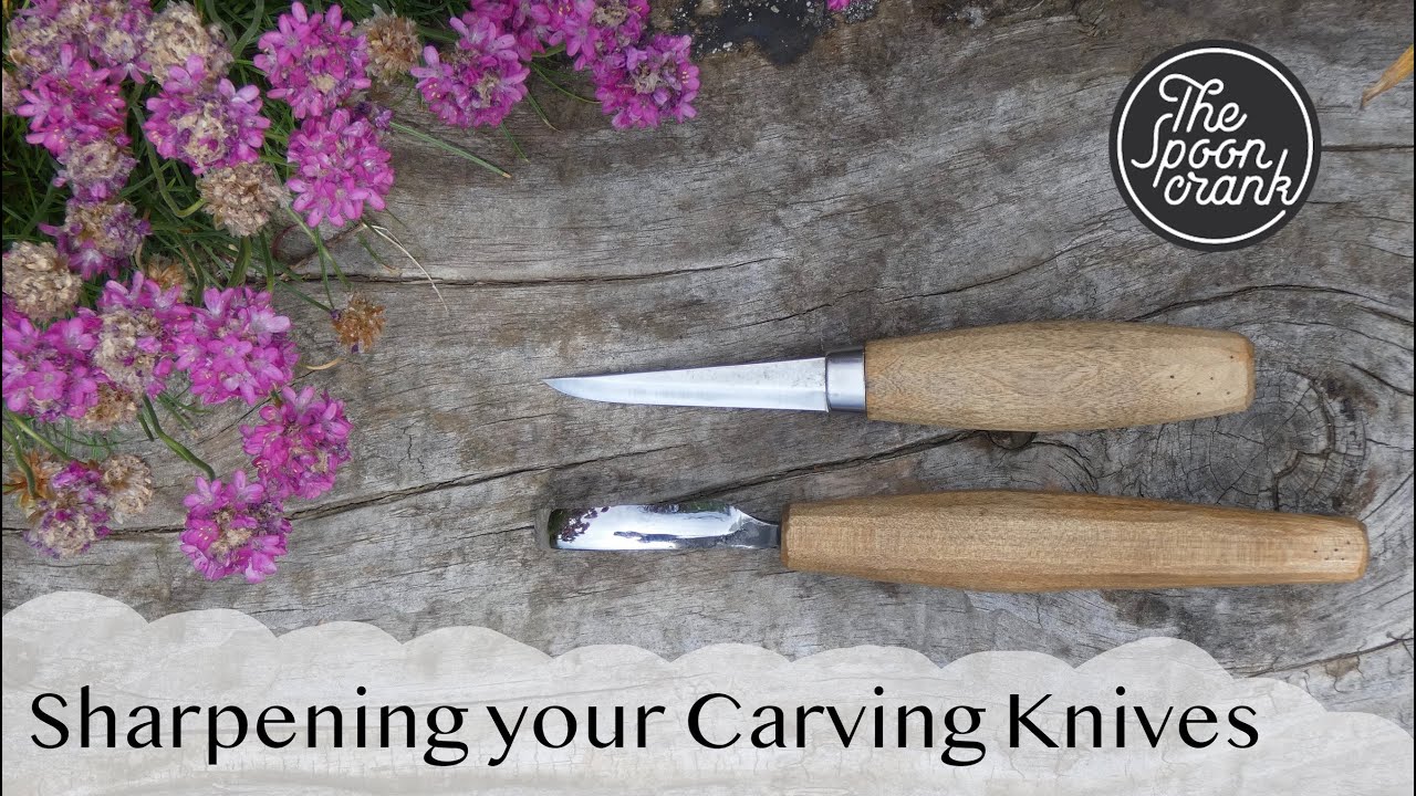 Will Priestley Woodcraft - Sharpening your carving knives using The Spoon Crank's sharpening system