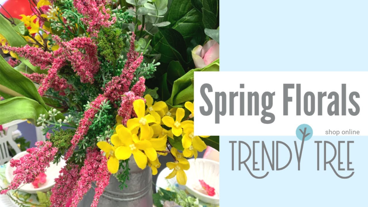Shop for Spring Florals at Trendy Tree Online or Retail Store