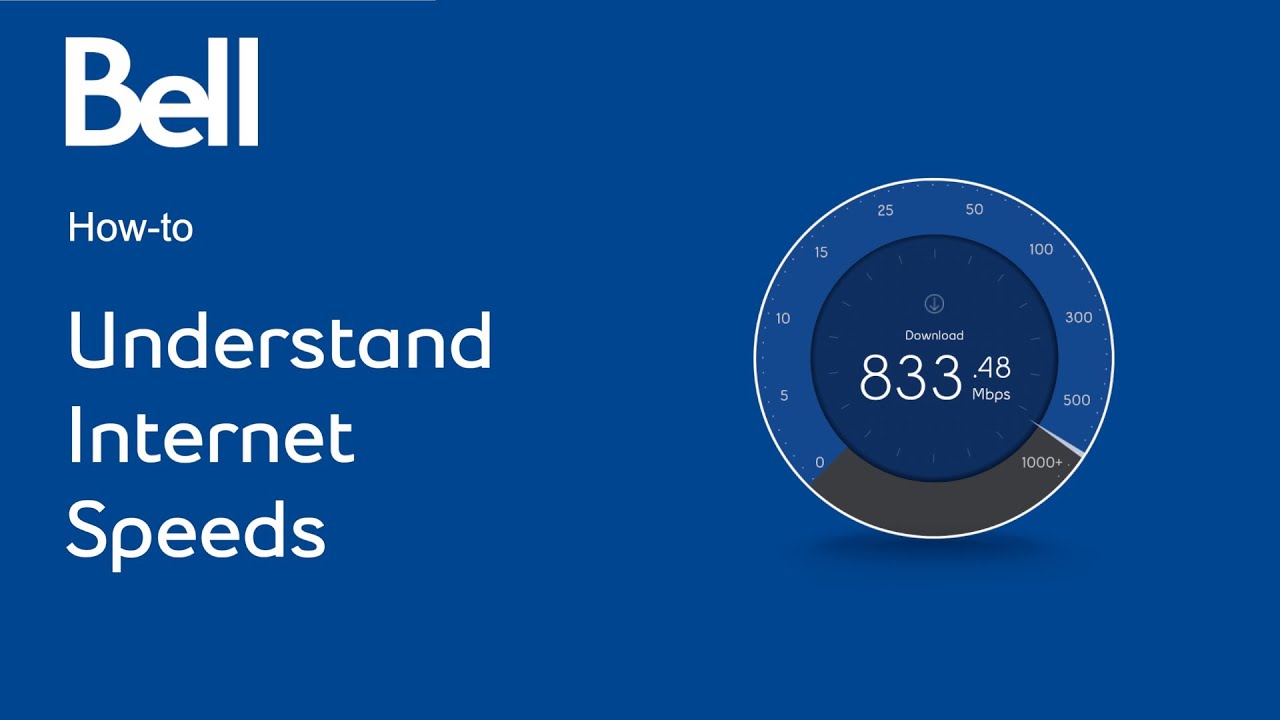 Bell How-To: Understand Internet speeds