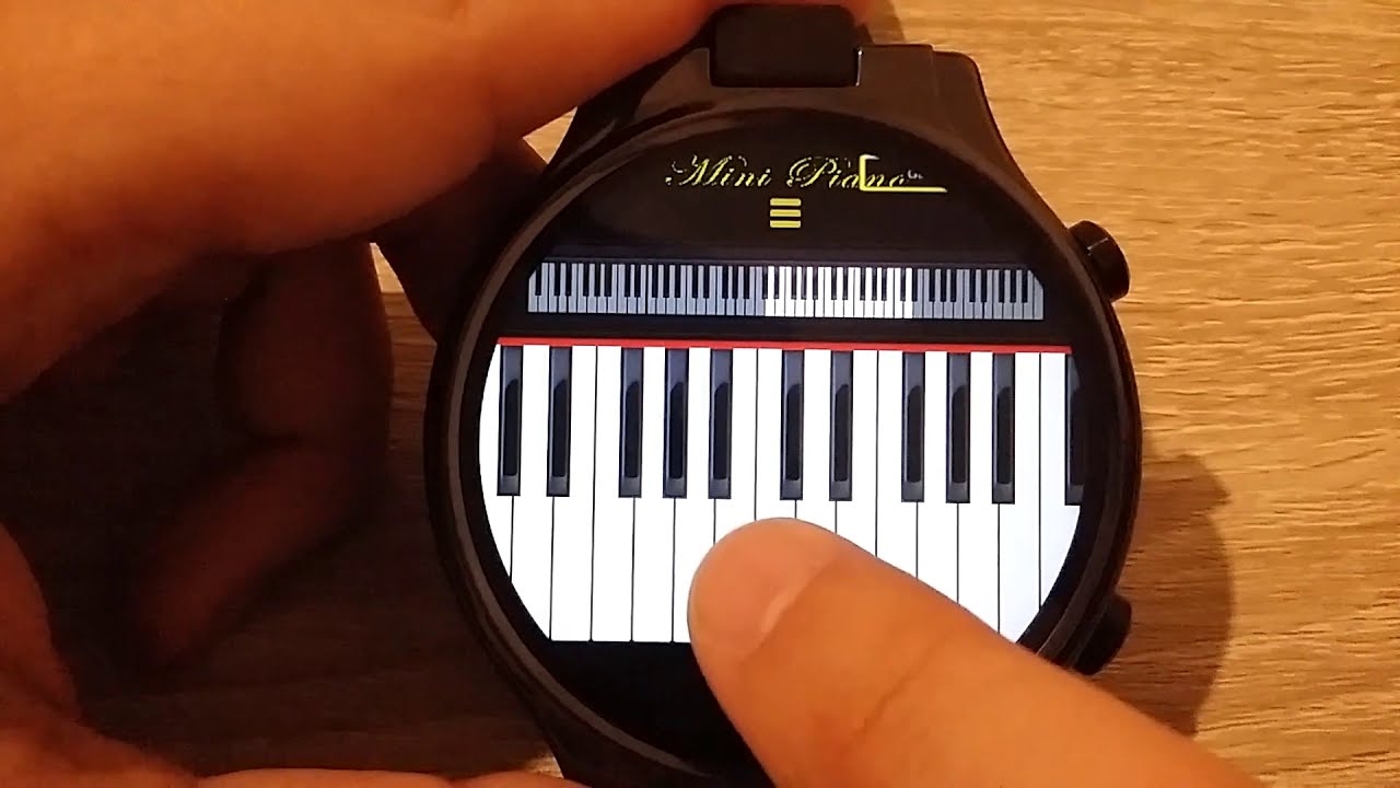 Super Mario Bros On Piano of Kospet Prime 2 Smartwatch Android 10 4GB+64GB MediaTek Helio P22 MT6762