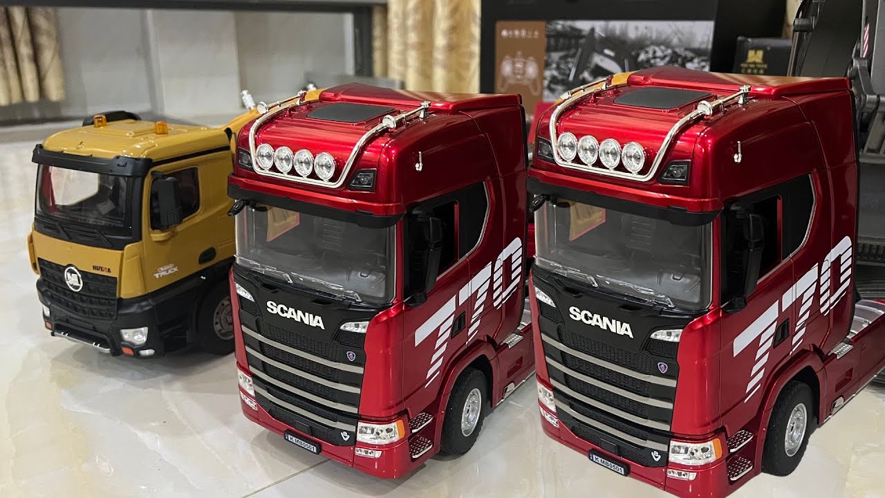 Unboxing Scania Truck Remote Control   Huina 770   Scania Truck Remote Control