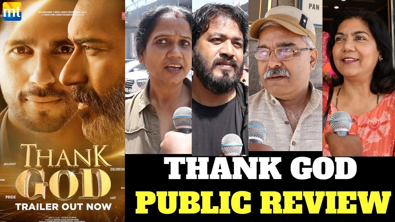 Maza Aa Gaya | Thank God Public Review | Ajay Devgn, Sidharth Malhotra | First Day First Show