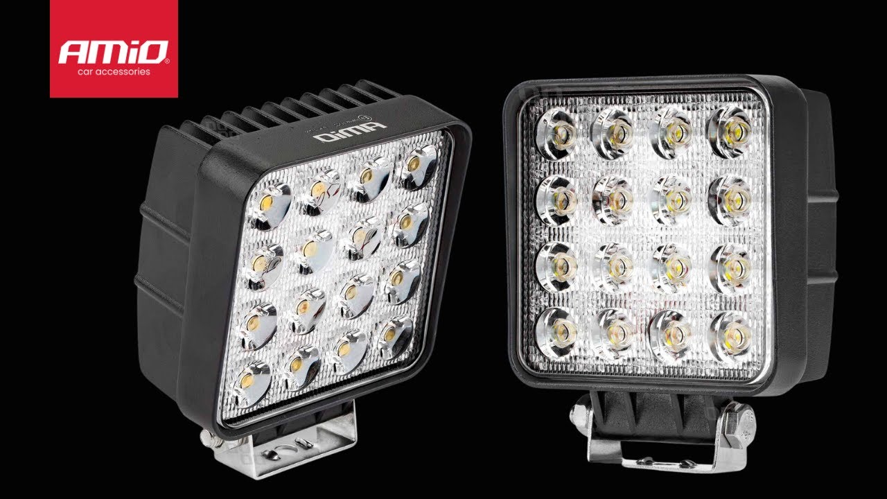 AMiO Lampa robocza halogen LED szperacz AWL05 P/N:01700