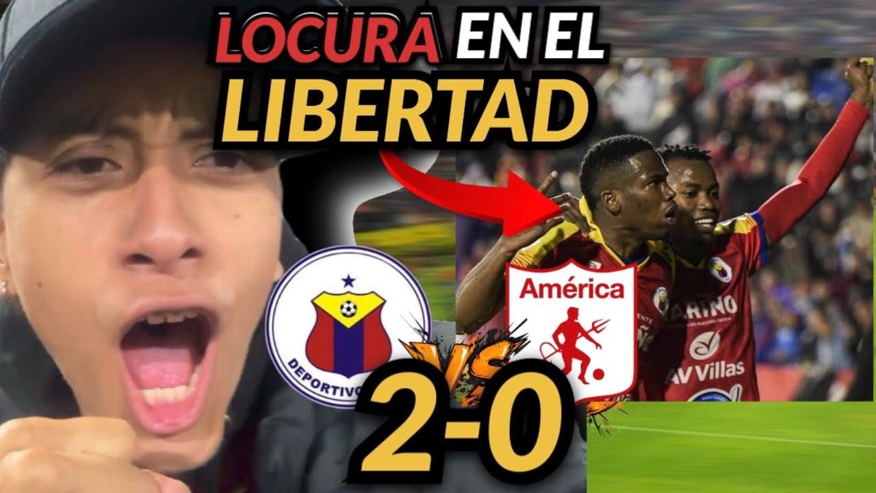 PASTO 2-0 AMÉRICA 🔥 NOCHE ÉPICA en el LIBERTAD | LOCURA EN LA TRIBUNA