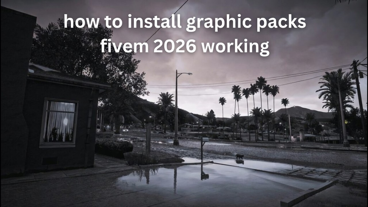 HOW TO INSTALL GRAPHICS PACKS FIVEM!!!! 2026 WORKING GUIDE