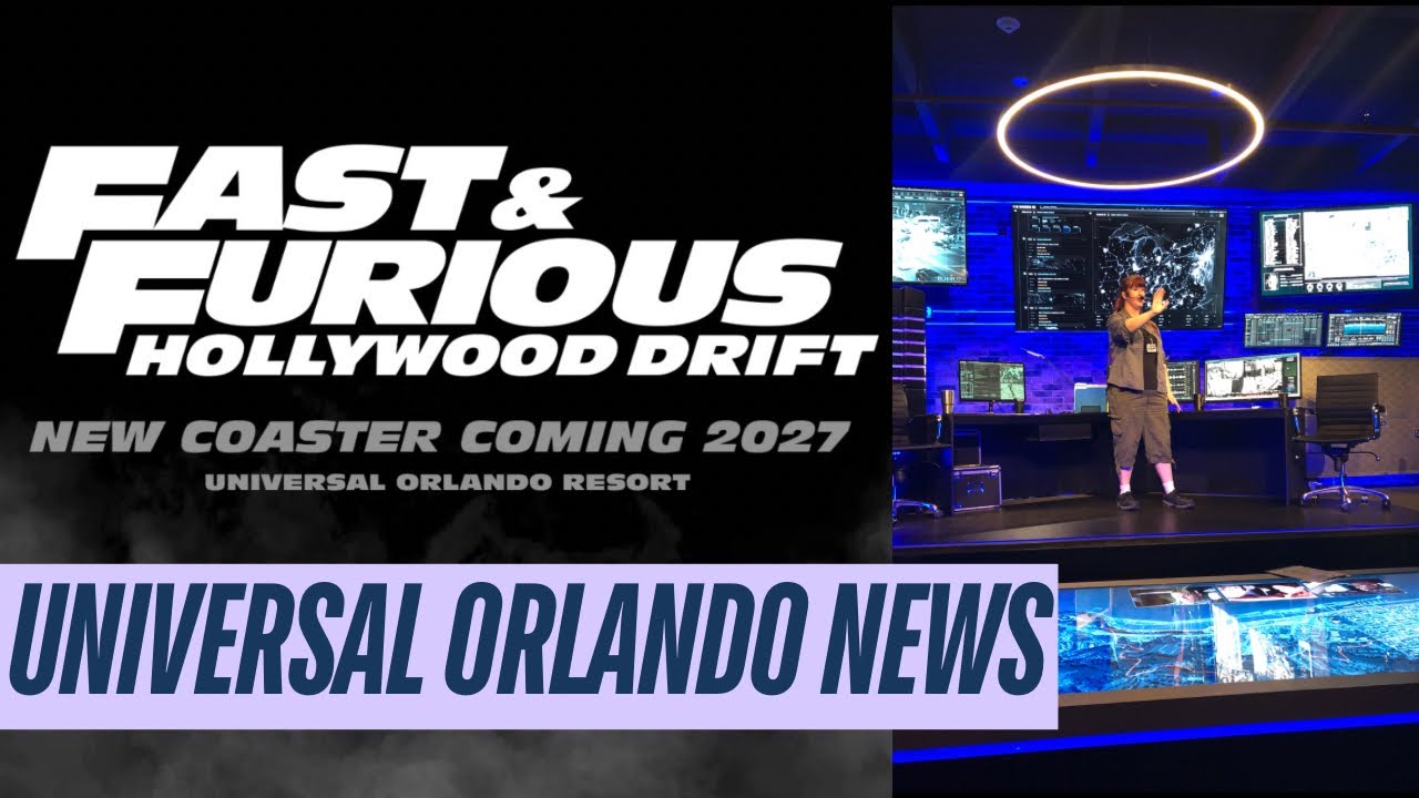 New Drifting Coaster Coming to Universal Orlando | Fast and Furious Closing Permanently