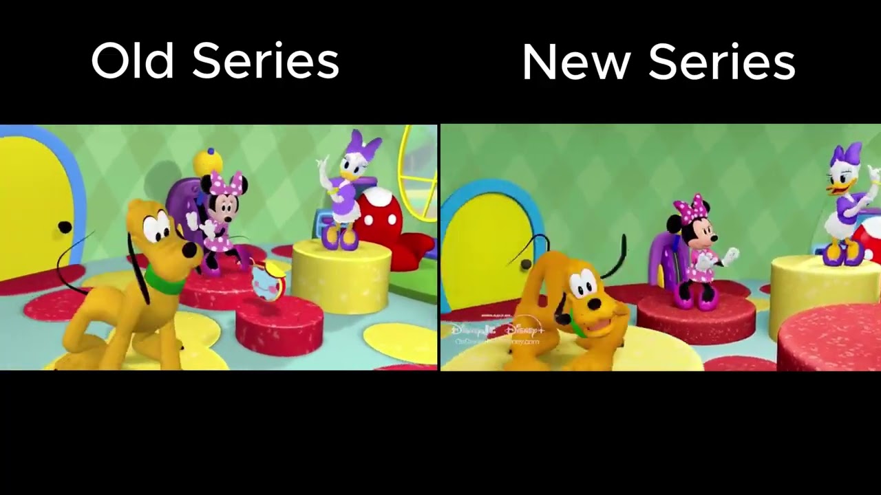 Mickey Mouse Clubhouse (Old Series) Vs. Mickey Mouse Clubhouse+ (New Series) Intro & Hot Dog Song