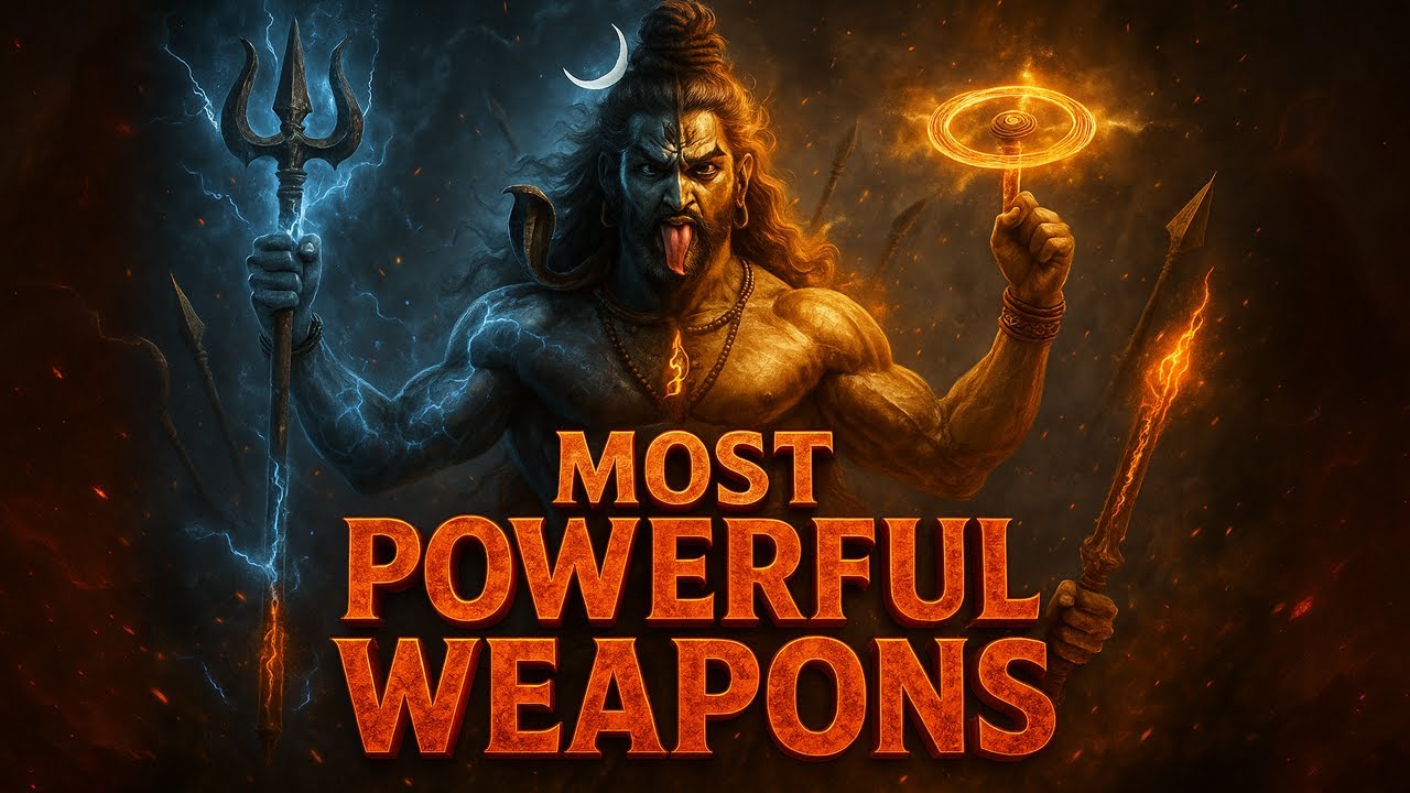 శక్తివంతమైన ఆయుధాలు | Top 10 Powerful Astras in Hindu Mythology Explained | Ancient Divine Weapons