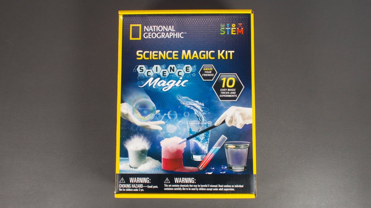 Unboxing National Geographic Science Magic STEM Kit