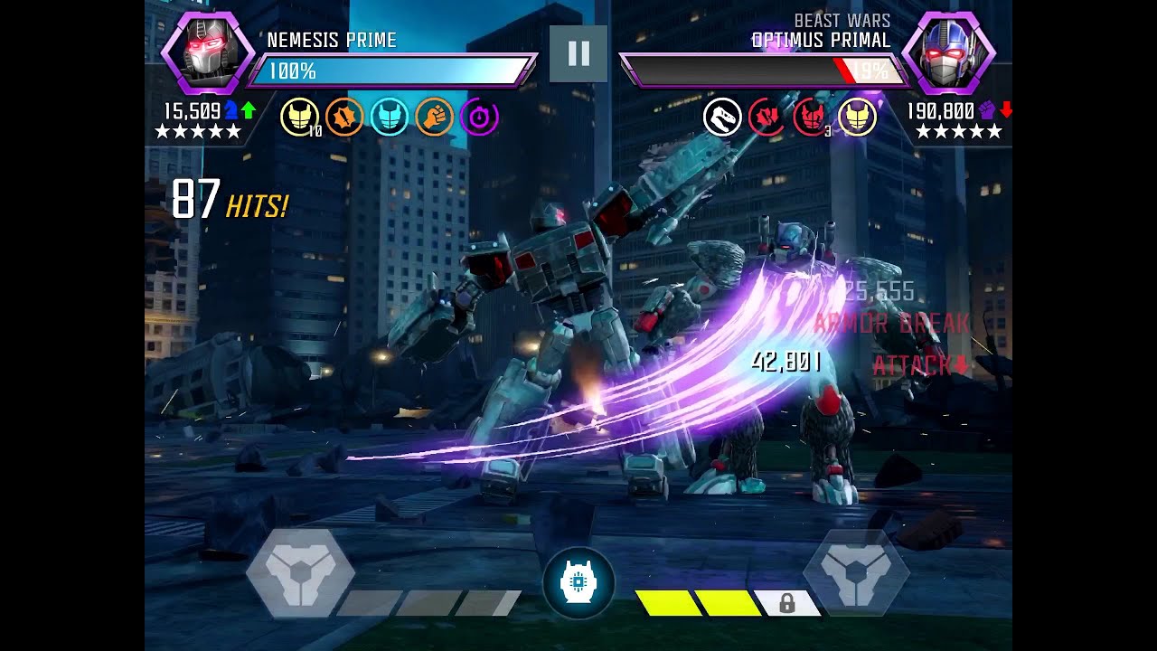 Transformers Forged To Fight. Nemesis Prime vs Optimus Primal. Revenge Of The King (LOC2).