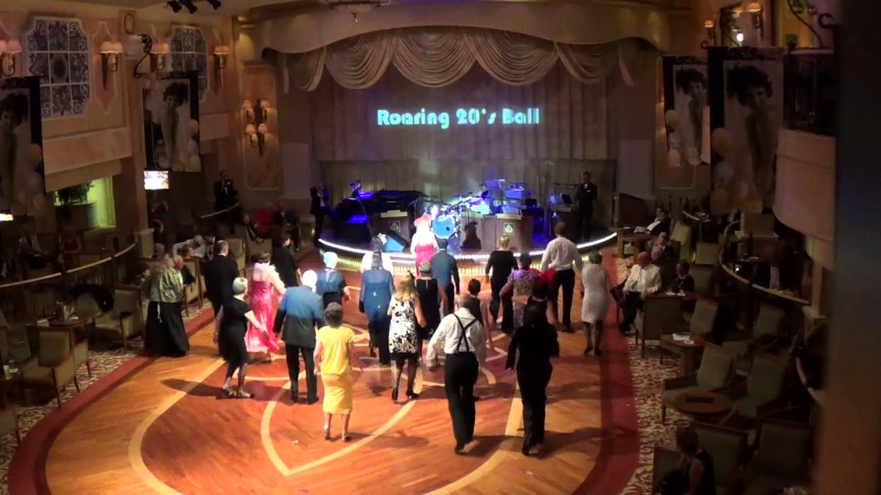 Roaring 20's Ball Night on Queen Victoria with Janet Labelle