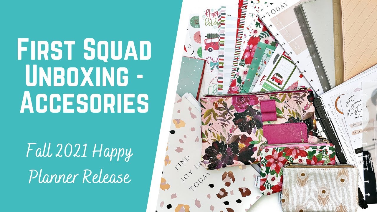 The Happy Planner Fall 2021 Release Squad Unboxing - Accessories