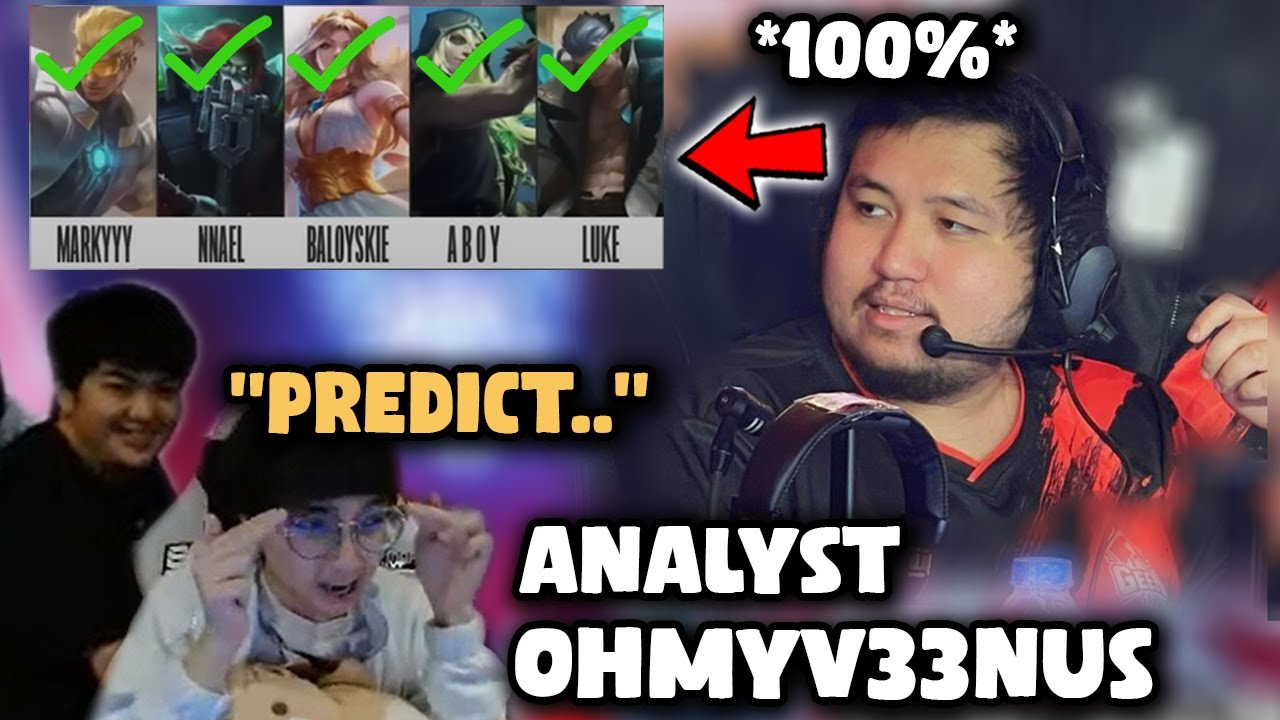 OHMYV33NUS PREDICTING GEEK FAM's DRAFT AGAINST ONIC...🤯