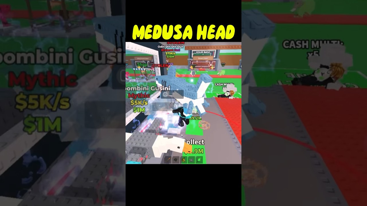 Medusa head strategy #stealabrainrot #roblox #johngaming
