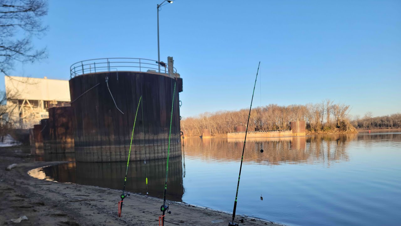 Winter time catfishing!