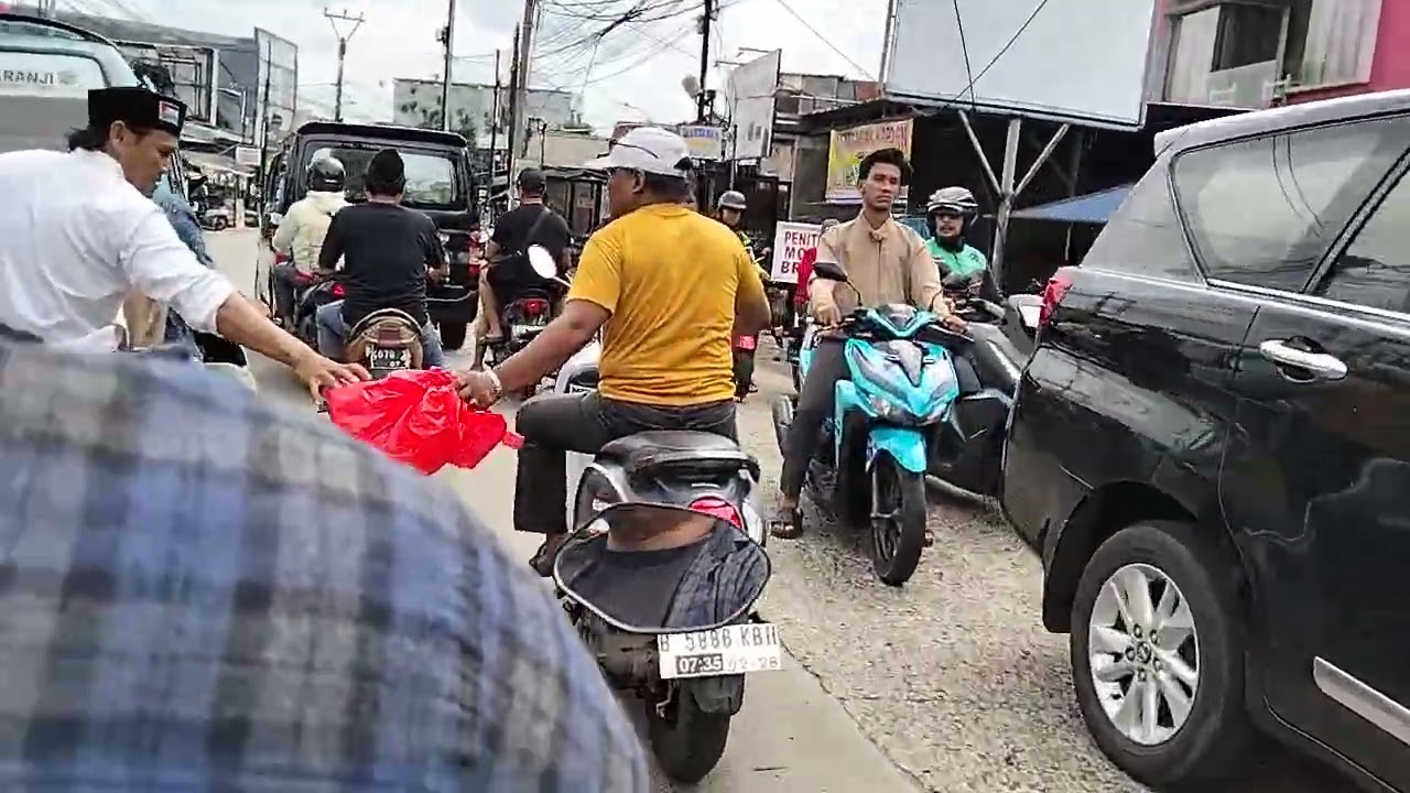 Melaju arah beskem # habis terbagikan nadi korak# belajar berbagi Prapatan koplak kranji 