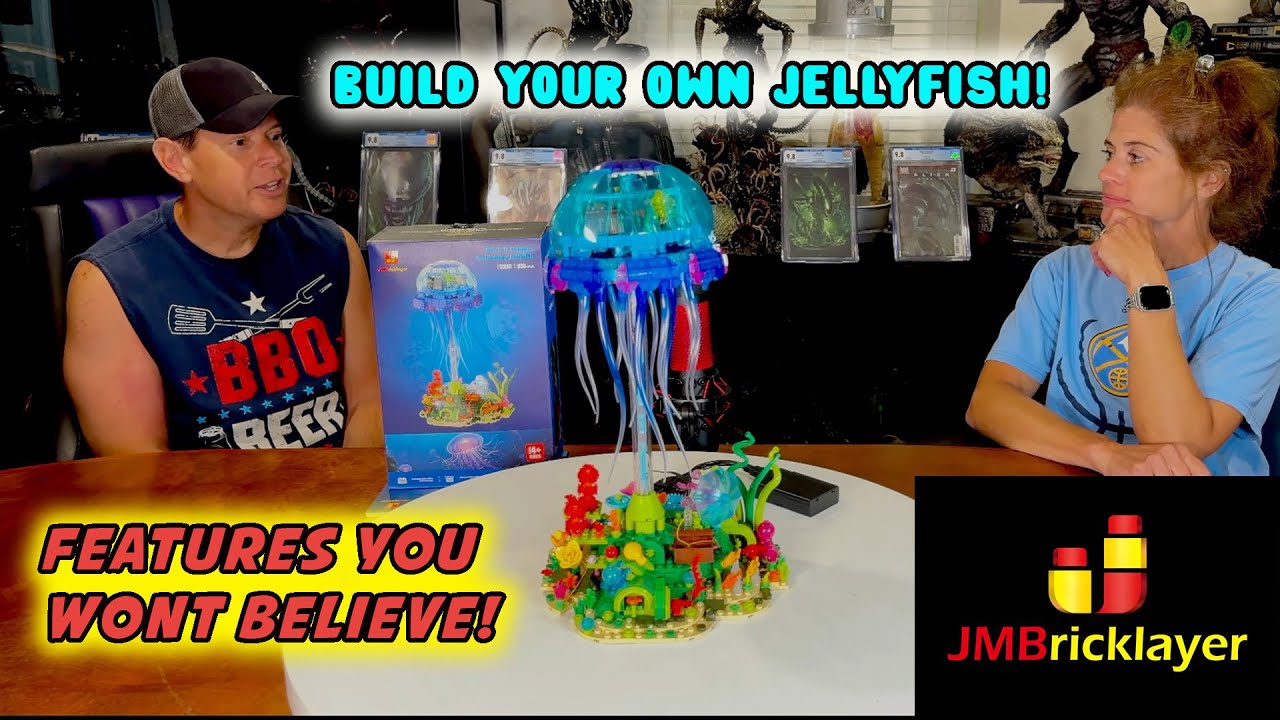 BUILD YOUR OWN JELLYFISH from JM BRICKLAYER!