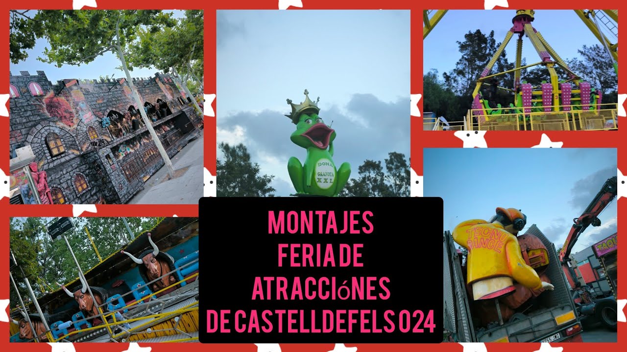 Montajes feria de atracciónes de Castelldefels 024