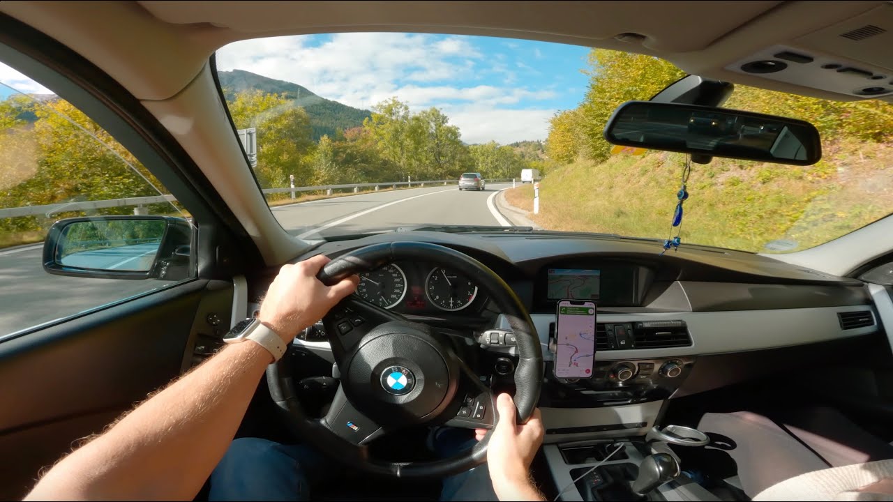 4K POV Driving - BMW E60 530i 258PS - Uncut Switzerland 🇨🇭