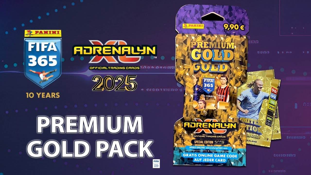 PANINI FIFA 365 Adrenalyn XL 2025 - PREMIUM GOLD PACK