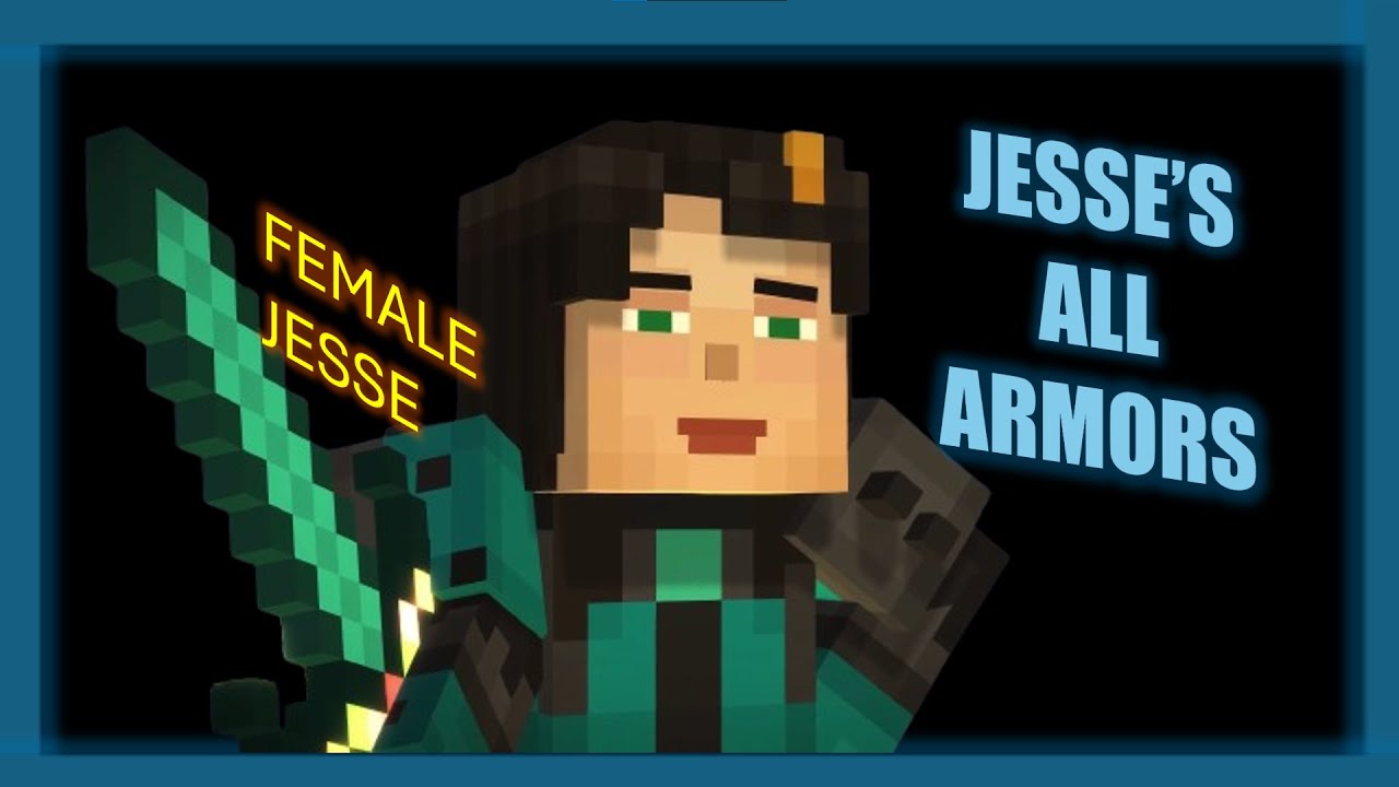 Minecraft Story Mode ||  Season 1 || All Armors || Female Jesse || JesseTheAdmin