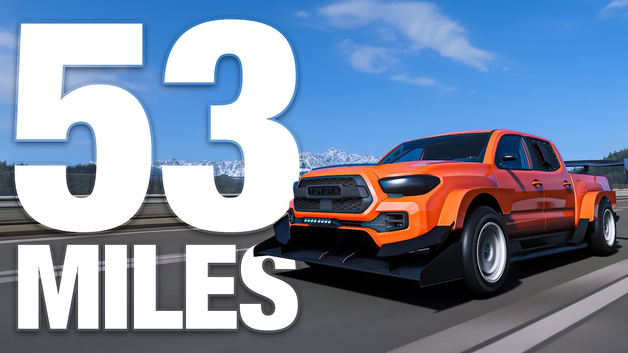 I Tried The LONGEST Race In Forza Horizon 6...
