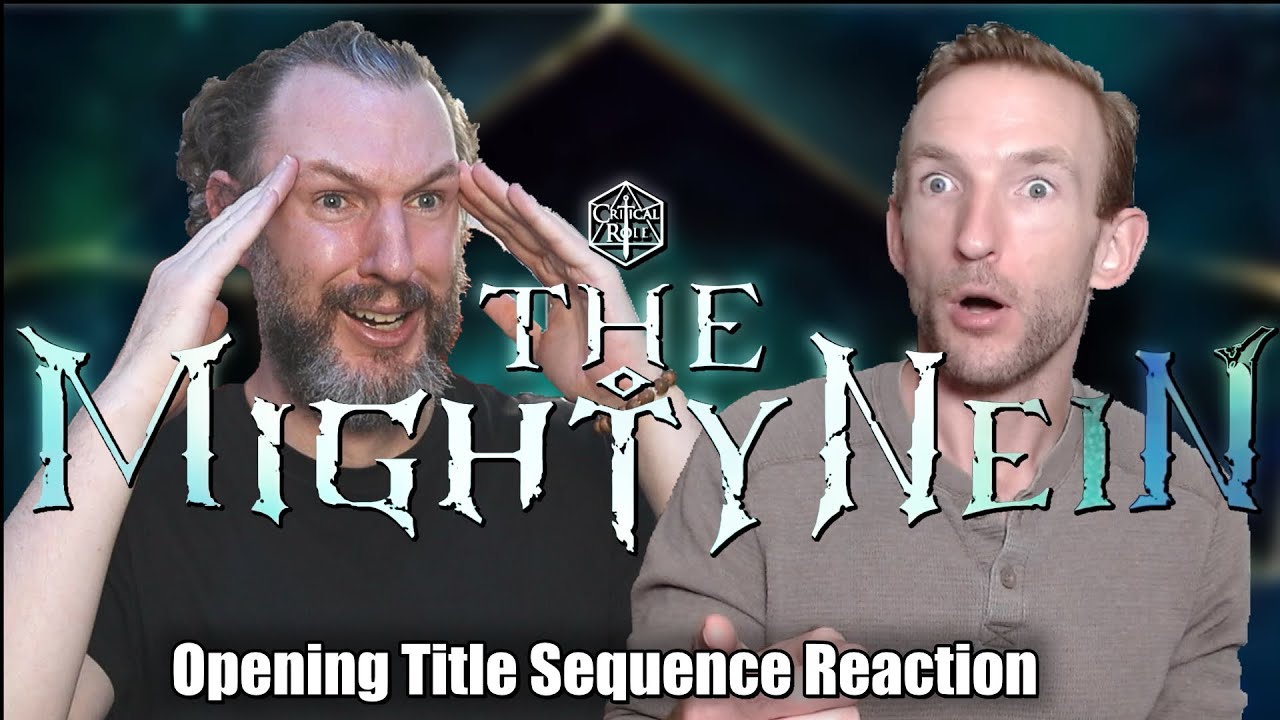 Вступительная последовательность титров Mighty Nein РЕАКЦИЯ и развязка (Critical Role Prime Video)
