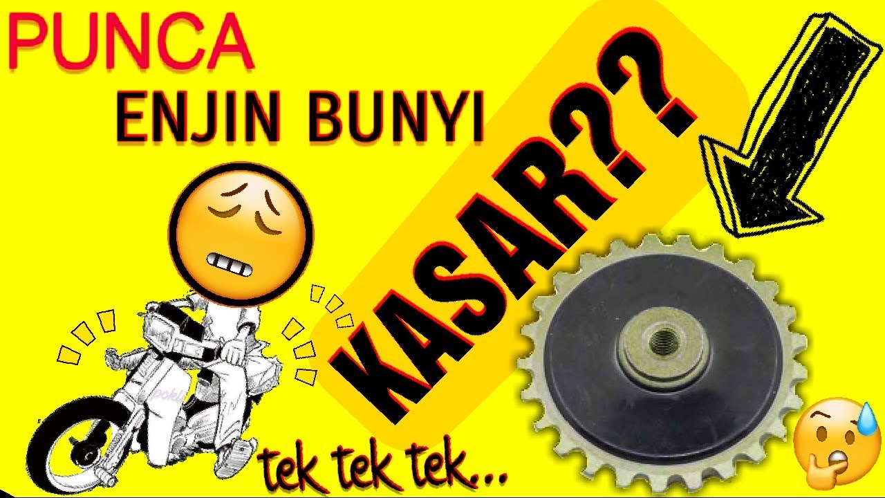 Cara menukar timing chain set Honda Wave 100