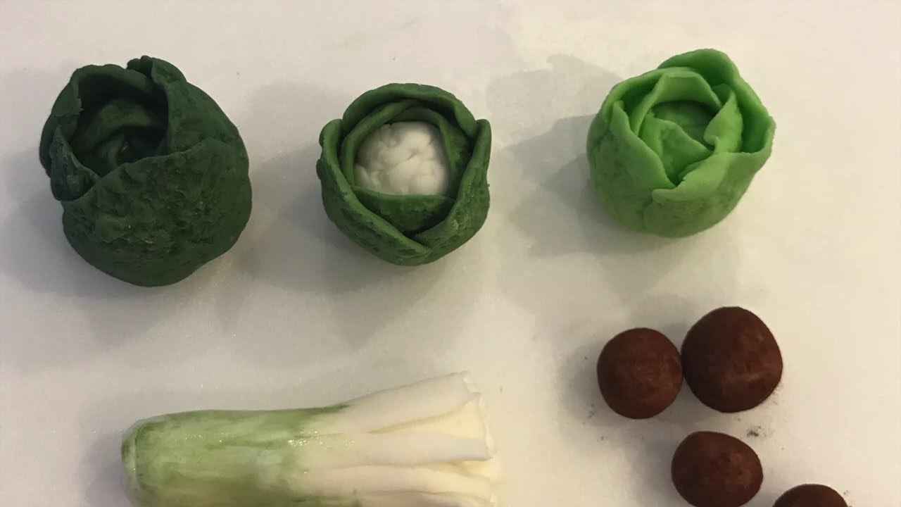 How to Make Miniature Fondant Vegetables for Cakes & Cupcakes!