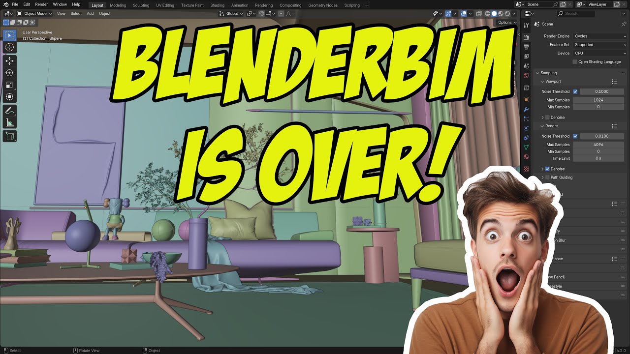 BlenderBIM is over!