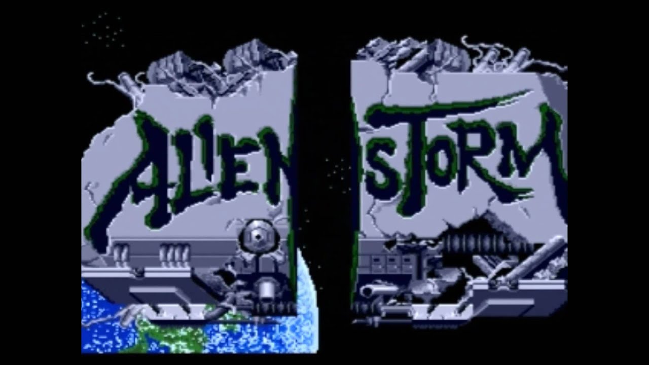 CGR Gameplay - ALIEN STORM (GENESIS) Intro & The Duel