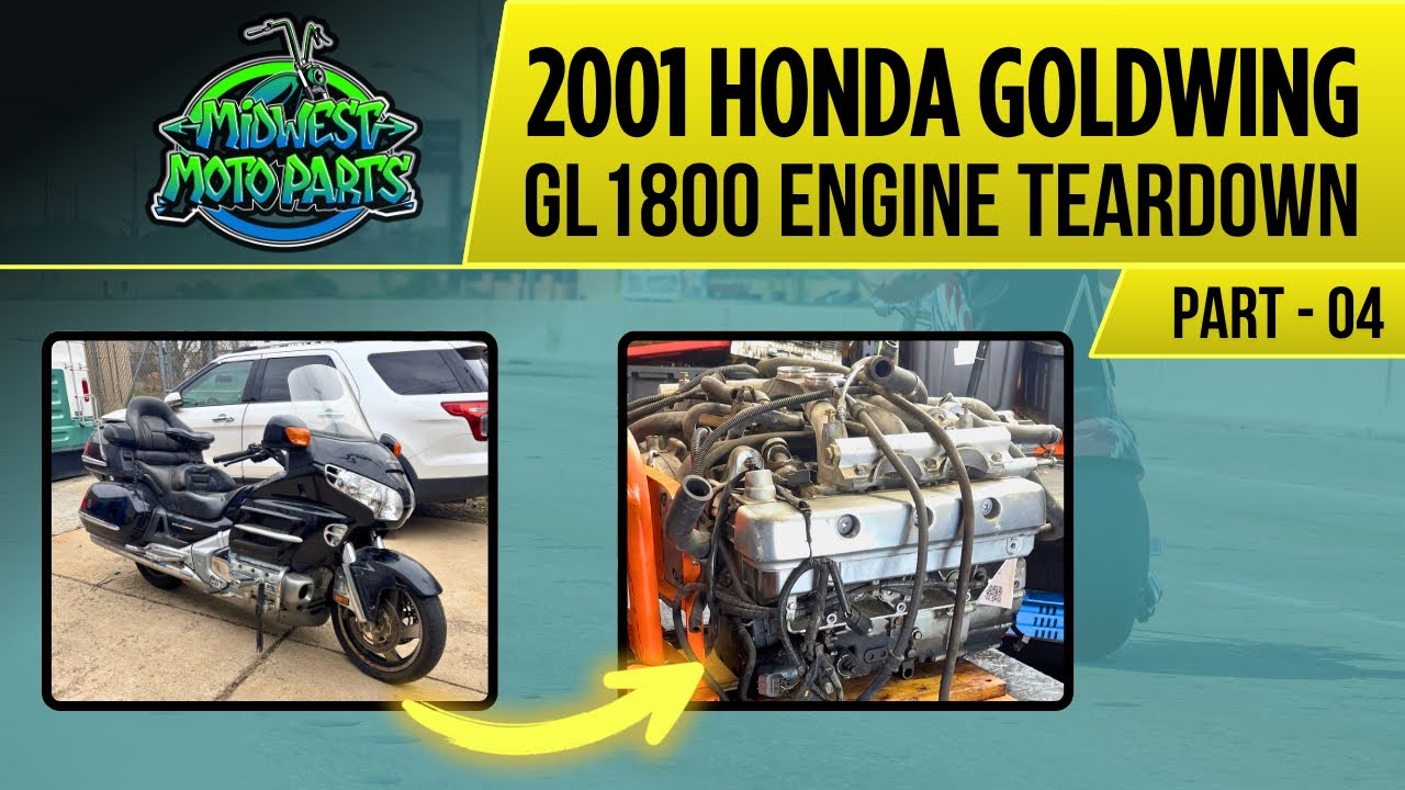 Part 4 | 2001 Honda Goldwing GL1800 Engine Teardown | Clutch & Water Pump Removal