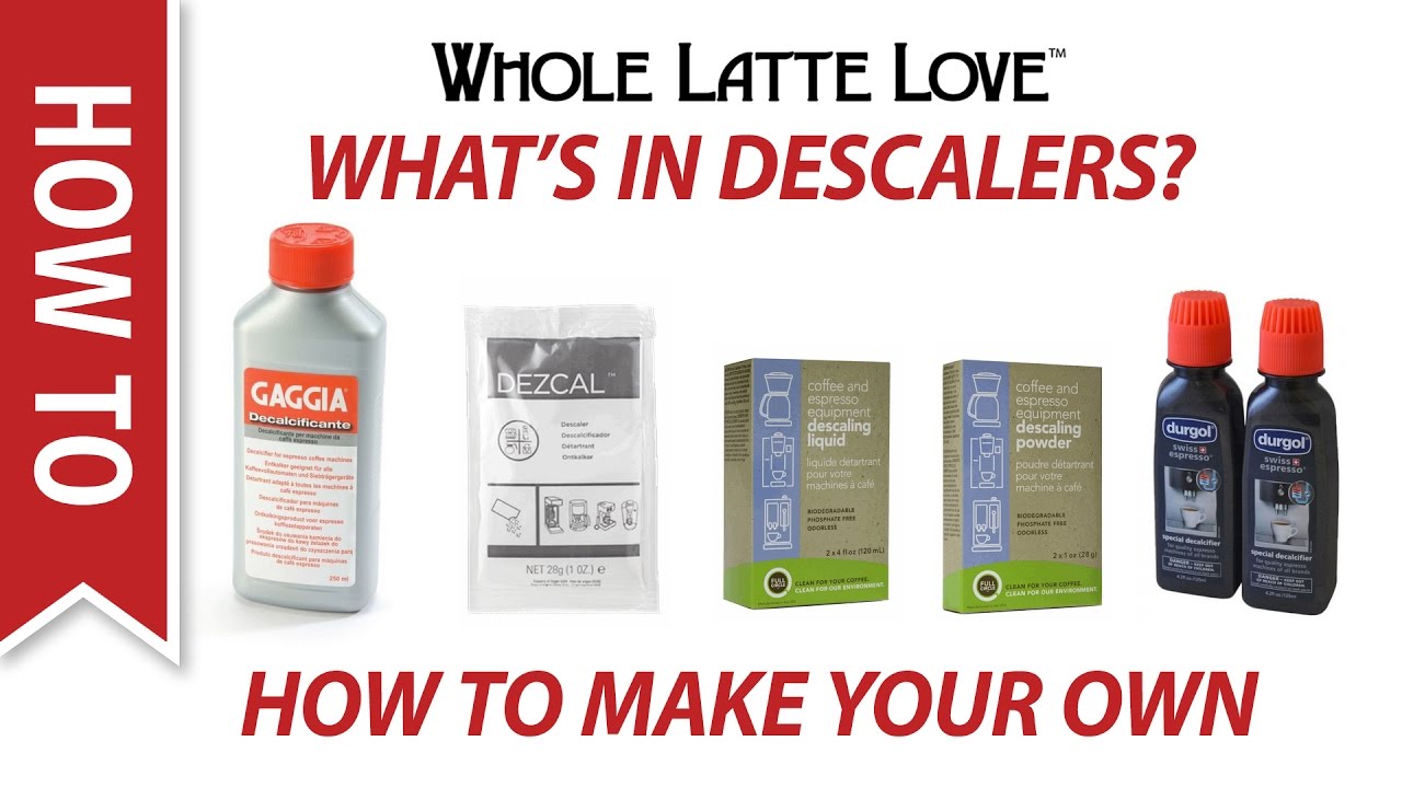 What's in Espresso Machine Descaling Products and How to Make Your Own Descaler