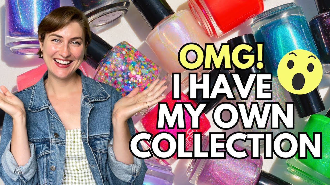 My own collection! Meet the Girly Bits x Caitlin Swatches Nail Polish Collab